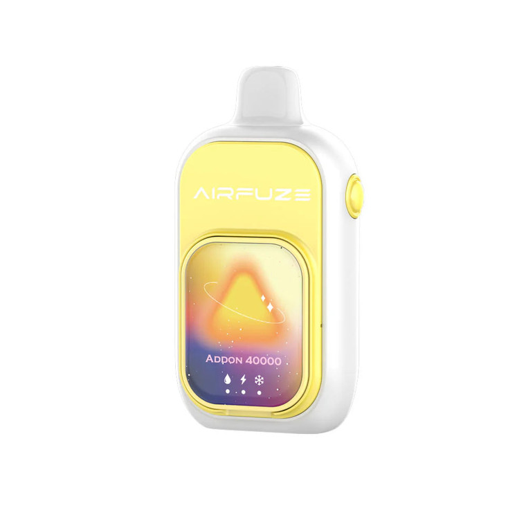 Mango Peach Ice (Ice Control) disposable vape - AirFuze Addon 40K (W/ Nicotine Strips)