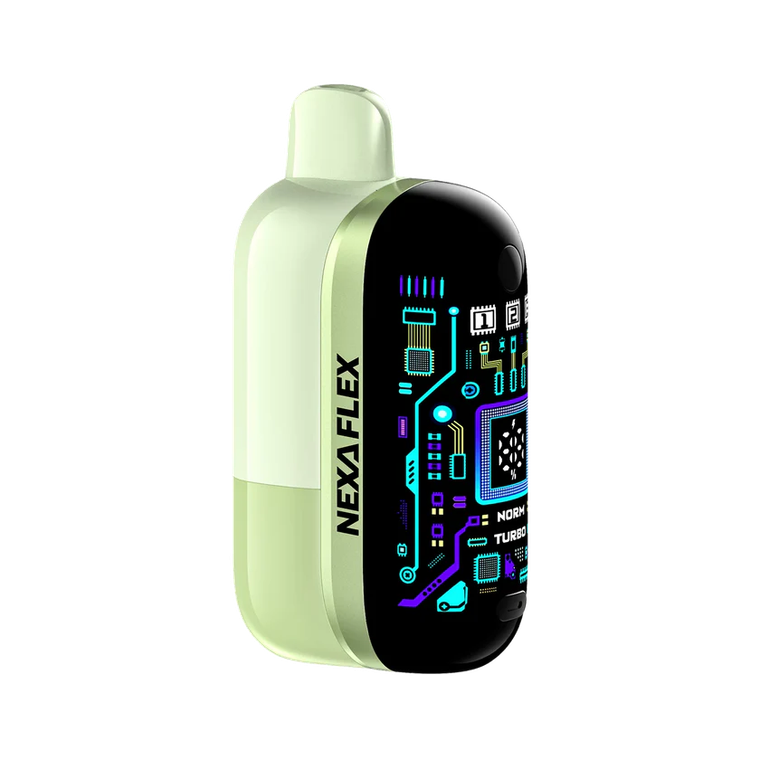 Sour Apple Ice Disposable Vape - Nexa Flex 30K Kit Coolness Edition 