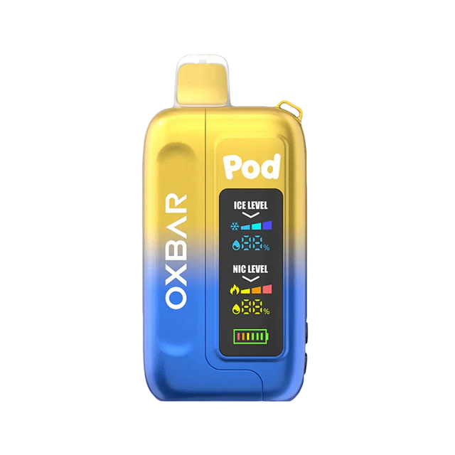 Oxbar Ice-Nic Control 35K Milk Berry Crunch Disposable Vape - Black Coral 