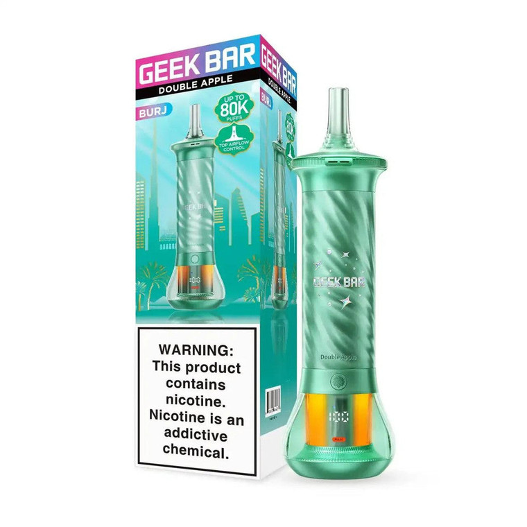 Double Apple - Geek Bar Pulse X 2 50K disposable vape packaging 