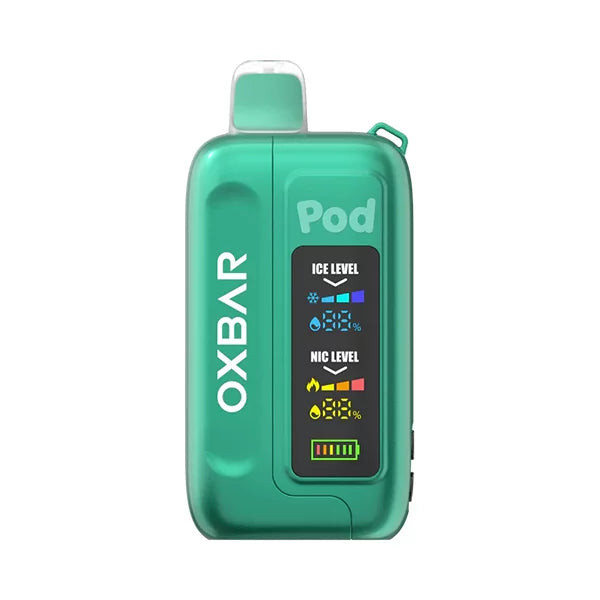 Oxbar Ice-Nic Control 35K Jewel Mighty Mint Disposable Vape - Black Coral