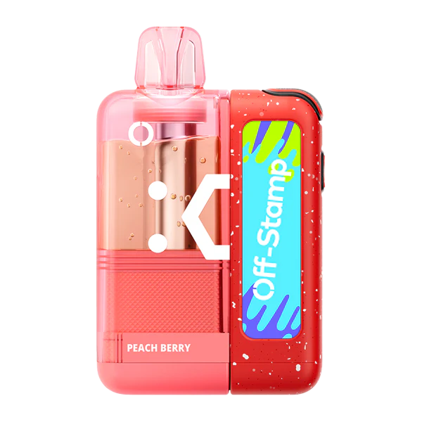 Peach Berry Disposable Vape - Off Stamp Crystal Cube 35K Kit