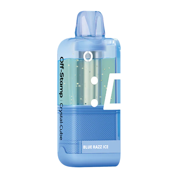 Blue Razz Ice Disposable Vape Off-stamp X-Cube Crystal 35K Pod