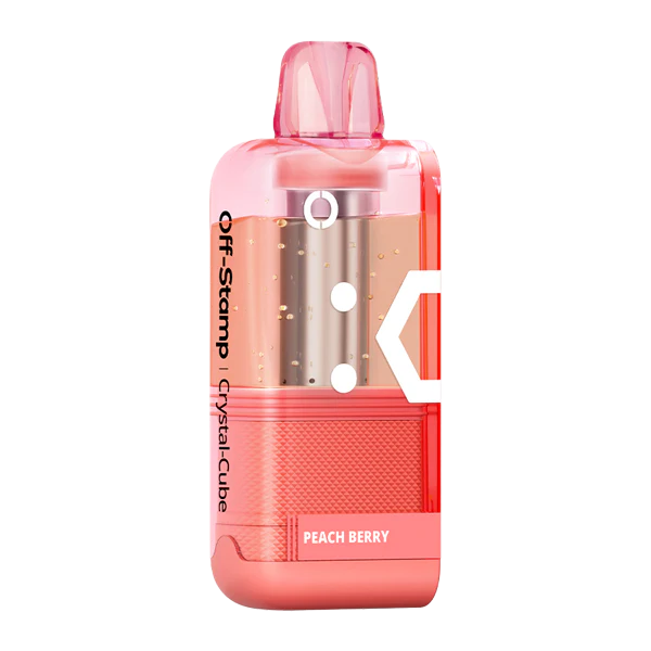 Peach Berry Disposable Vape Off Stamp X Cube Crystal 35K Pod