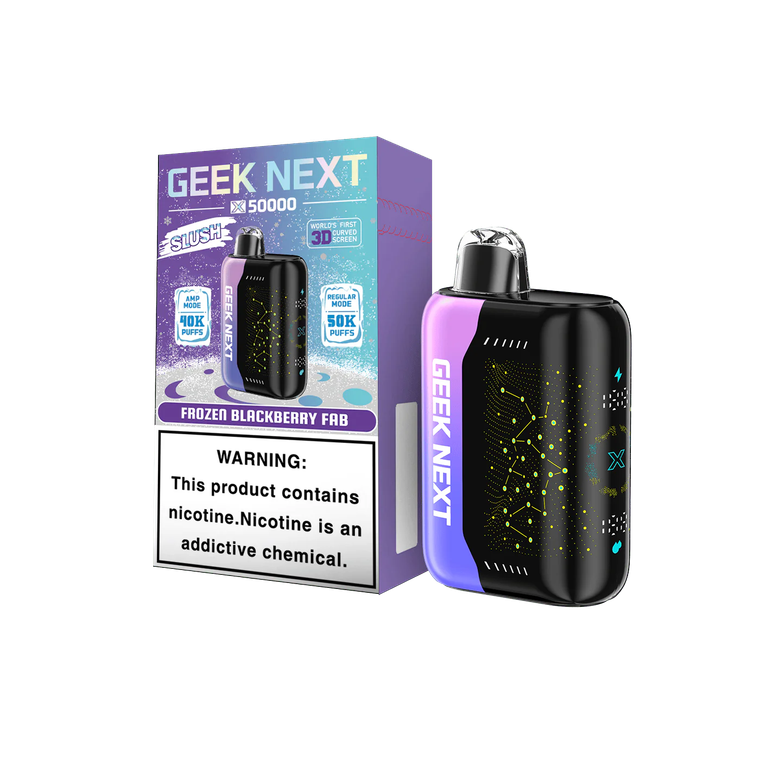 Frozen Blackberry Fab Disposable Vape - Geek Next X 50000