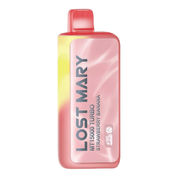 Strawberry Banana disposable vape - Lost Mary MT15000 Turbo