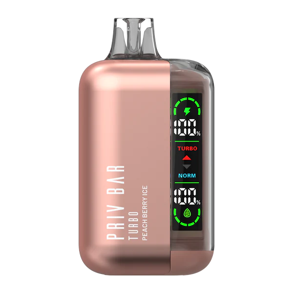 Peach Berry Ice Disposable Vape - Priv Bar Turbo 15000 