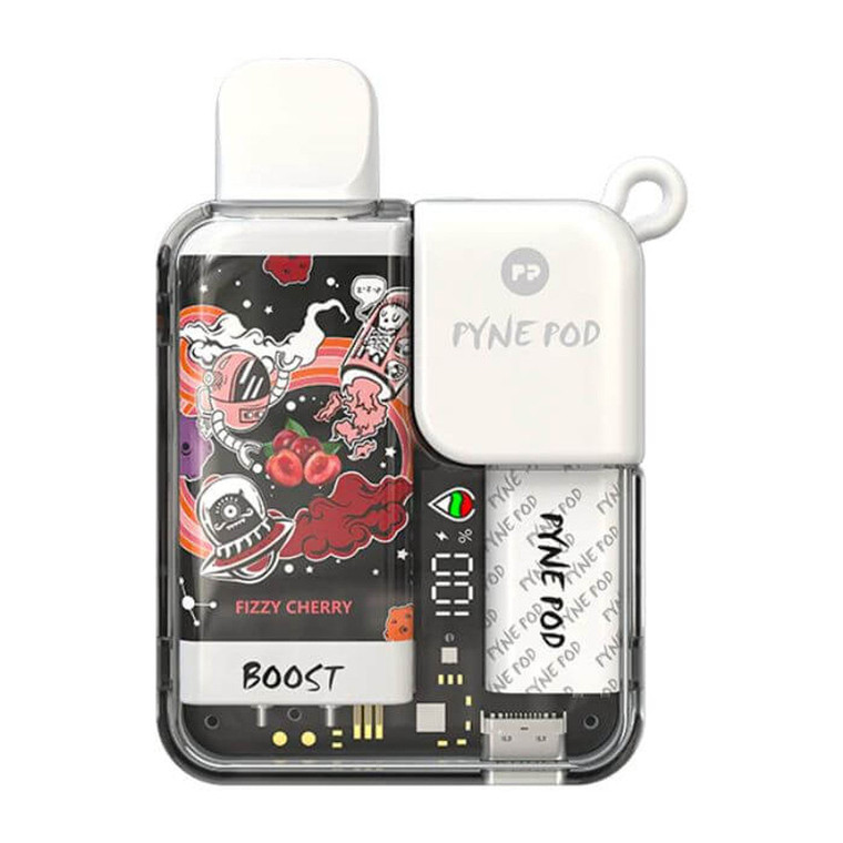 Fizzy Cherry Disposable Vape - Pyne Pod Boost 8500 