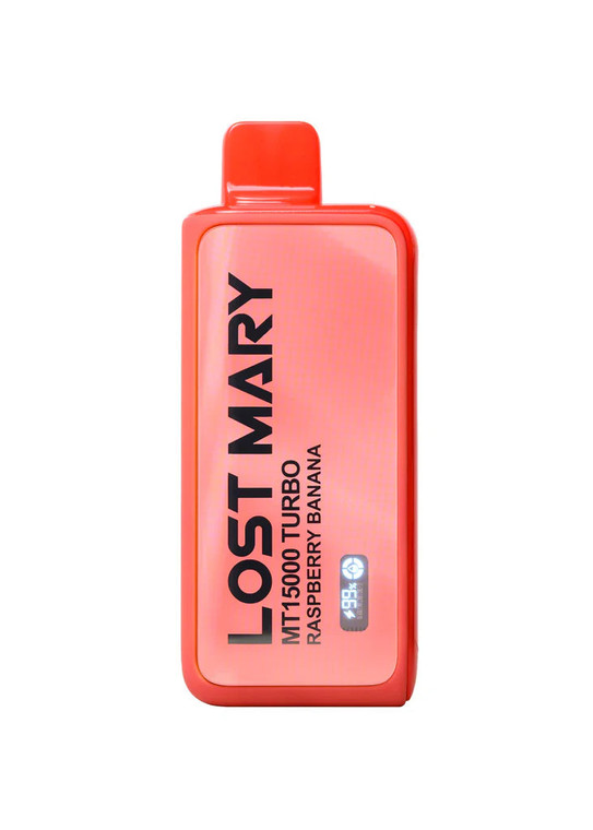Raspberry Banana disposable vape - Lost Mary MT15000 Turbo