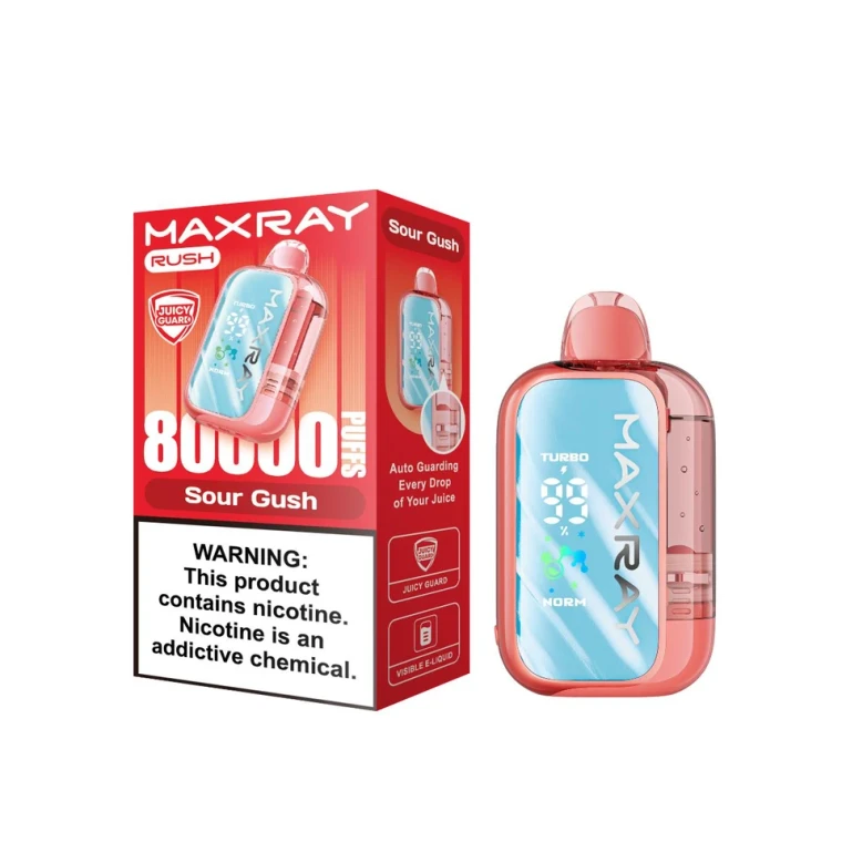 Sour Gush Disposable Vape - Maxray Rush 80K