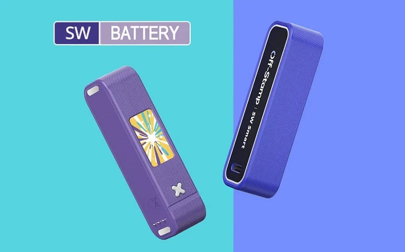 Off Stamp Battery