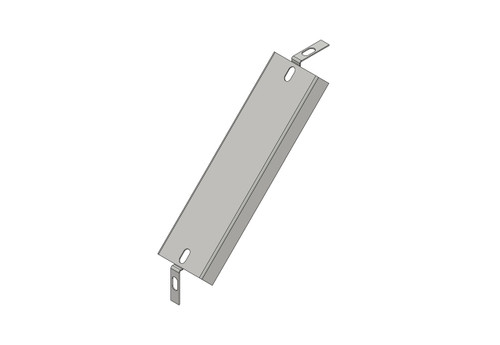 Cop.ACC ZINC. CALDO C.45° SALITA 050 x 050 R=150mm. Th=1mm