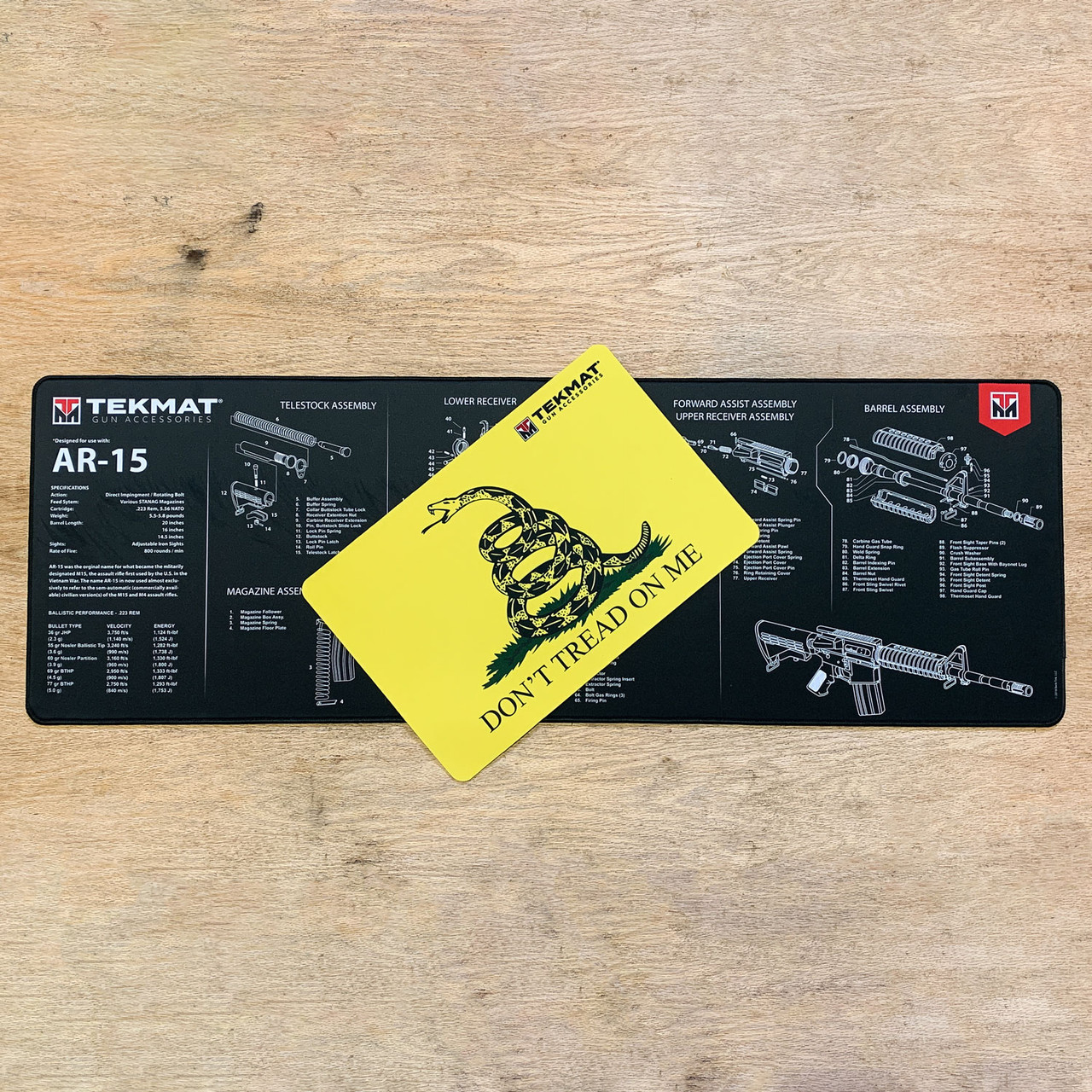 AR-15 Ultra Premium Gun Cleaning Mat and Gadsden Flag