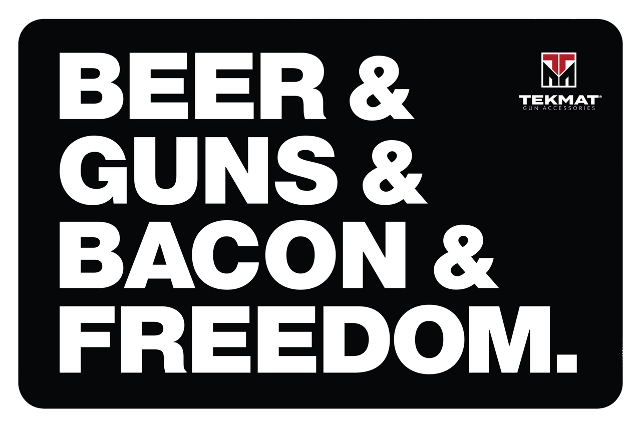 Beer & Guns & Bacon & Freedom TekMat