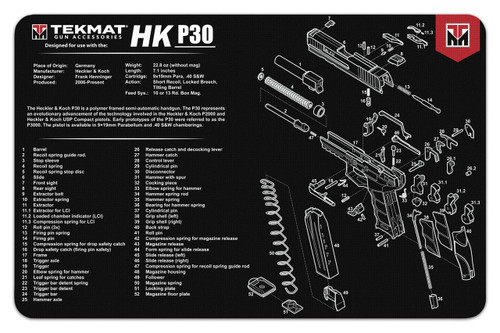 Heckler & Koch CC9 Cleaning Mat - TekMat