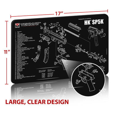 Heckler & Koch HK SP5K Gun Cleaning Mat
