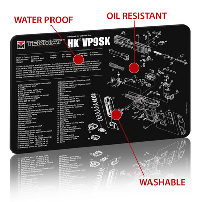 Heckler & Koch HK VP9SK Gun Cleaning Mat