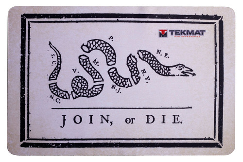 Join or Die TekMat gun cleaning mat features