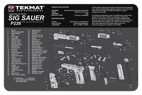 TEK MAT Ultra 20 Sig Sauer P320 Gun Cleaning Mat – Luxguns