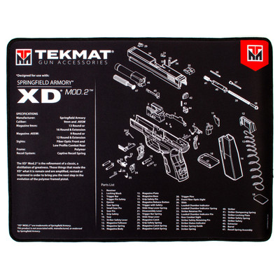 Springfield Armory XD Gun Cleaning and Repair Mat
