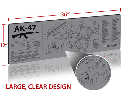 AK-47 Gun Cleaning and Parts Mat