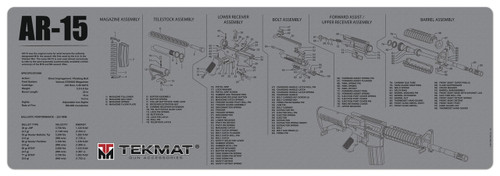 AR-15 and M-16 Gun Cleaning and Parts Mat