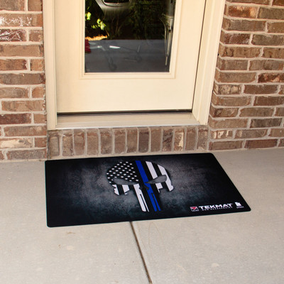 Thin Blue Line HOME Doormat - Thin Blue Line Shop