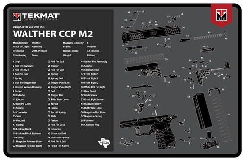 TEK MAT Ultra 20 Sig Sauer P320 Gun Cleaning Mat – Luxguns