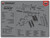 Glock Generation 4 Ultra Premium TekMat Gun Cleaning Mat Features - Grey