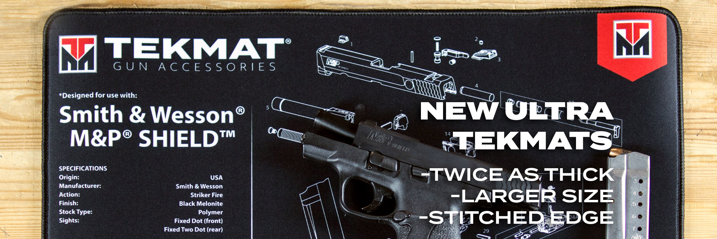 Gun Cleaning and Maintenance Mats by TekMat