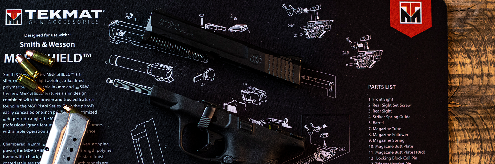 TekMat Handgun Cleaning Mat M&P