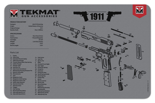 ぴなっぷページ Gun Cleaning Mat for 1911
