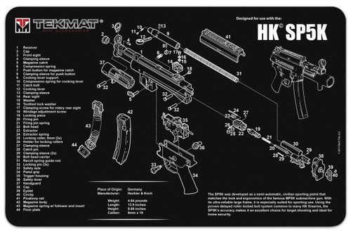 Heckler & Koch HK SP5K Gun Cleaning Mat