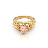 Vintage Ring Opal 18k Gold Filigree Cocktail Ring Antique Womans Jewelry #R300 - Limited Stock - Never Worn