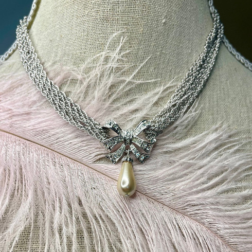 【VINTAGE HOLLYWOOD】Catch Love Pearl Necklace ☆大人気☆ ☆VINTAGE HOLLYWOOD☆人気☆パール☆Catch Love Pearl Necklace