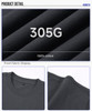Heavy 305Gsm 7A Antibacterial Cotton Oversized T-Shirt