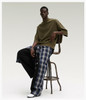 Men‘s Mock Neck Boxy Fit 305g Cotton T-Shirt