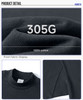 Men‘s Mock Neck Boxy Fit 305g Cotton T-Shirt