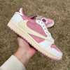12 Pair - Jordan 1 Retro Low OG SP Travis Scott Shy Pink