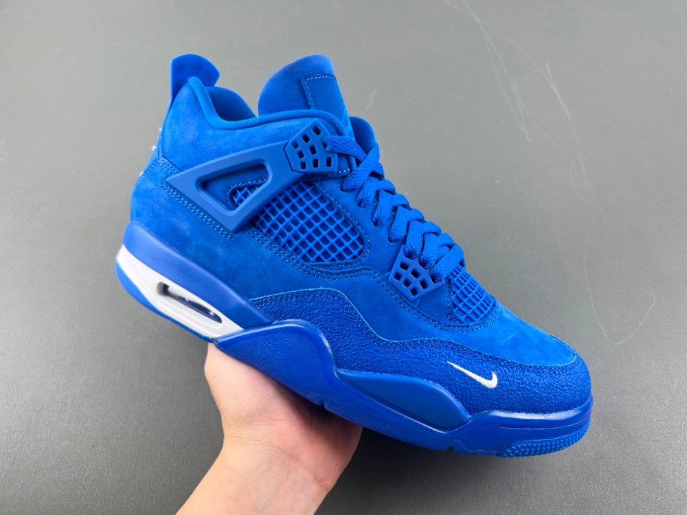 12 Pair - Nigel Sylvester x Air Jordan 4 Blue