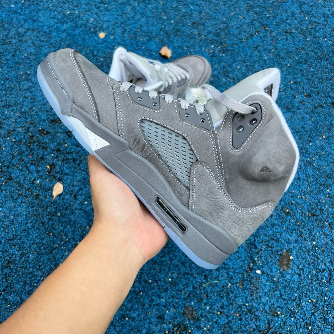 12 Pair - Jordan 5 Retro Wolf Gray