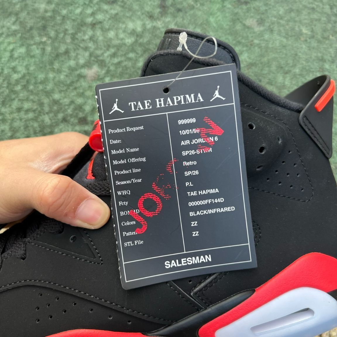 12 Pair -  Jordan 6 Retro Infrared