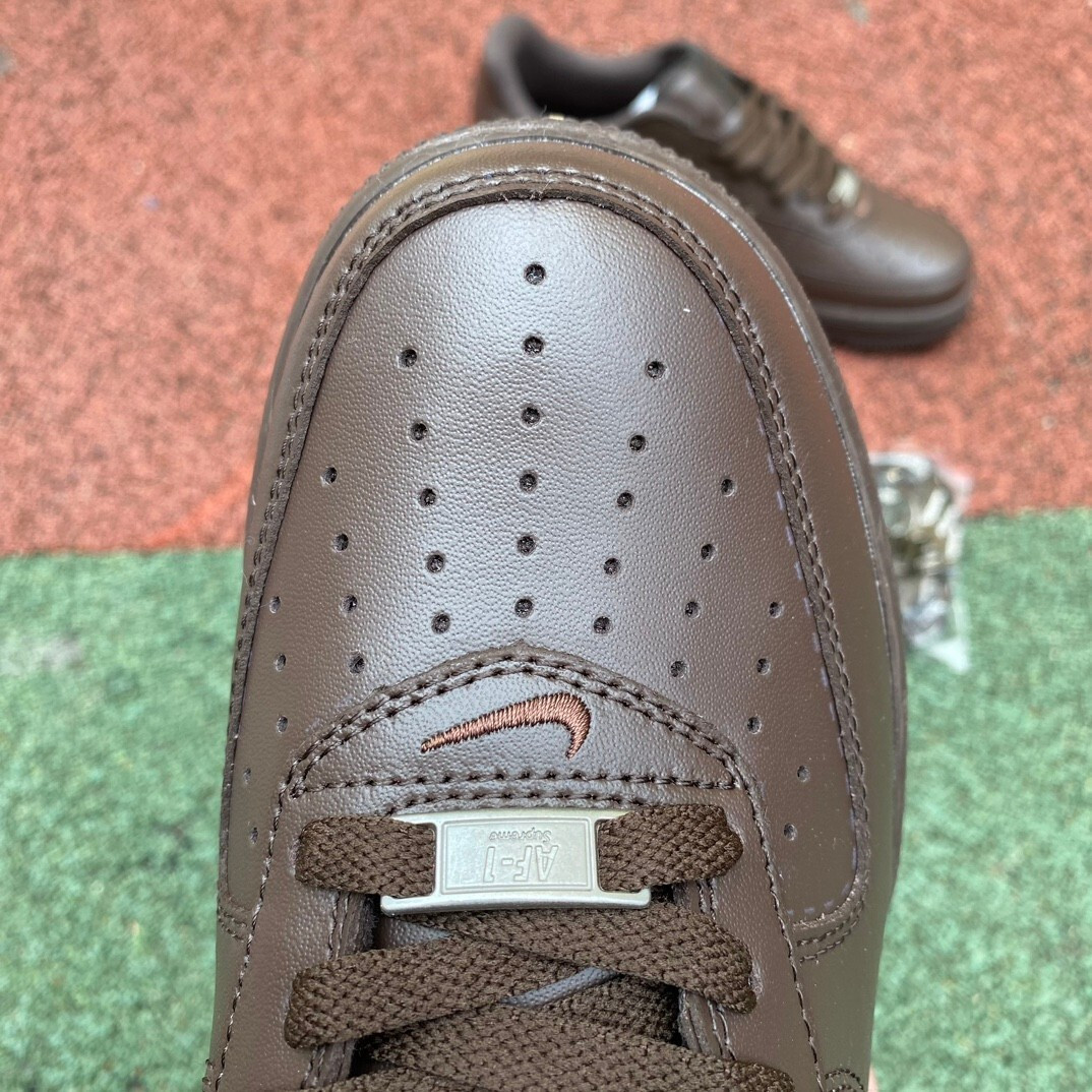 12 Pair - Air Force 1 X Supreme Chocolate