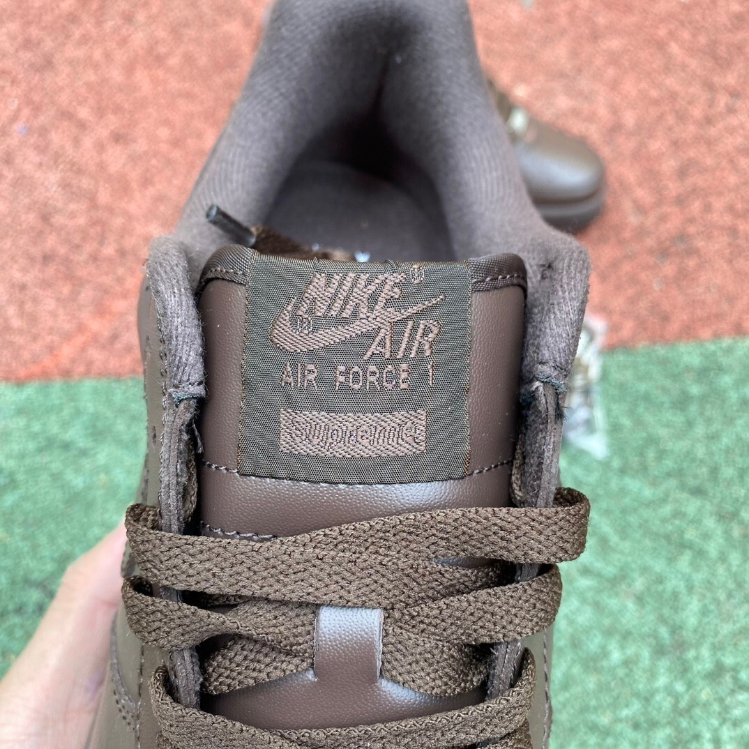 12 Pair - Air Force 1 X Supreme Chocolate