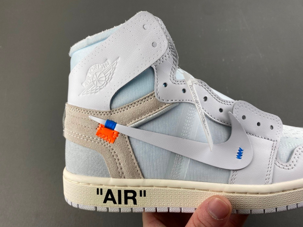 12 Pair -Jordan 1Retro High OG x Virgil Abloh Archive "Alaska”