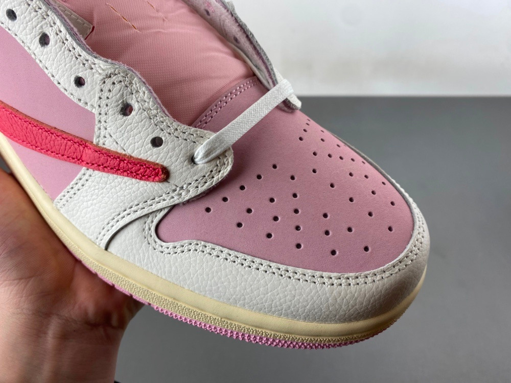 12 Pair - Jordan 1 Low OG SP TS x Air “Muslin/Shy Pink