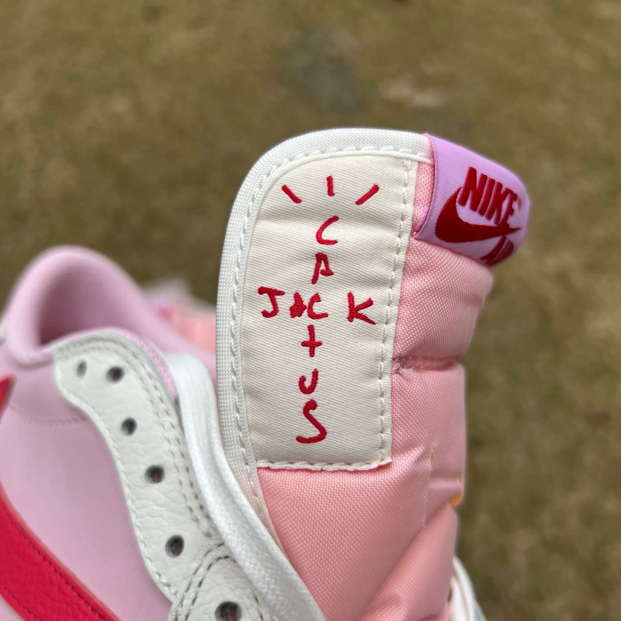 12 Pair - Jordan 1 Retro Low OG SP Travis Scott Sail Tropical Pink
