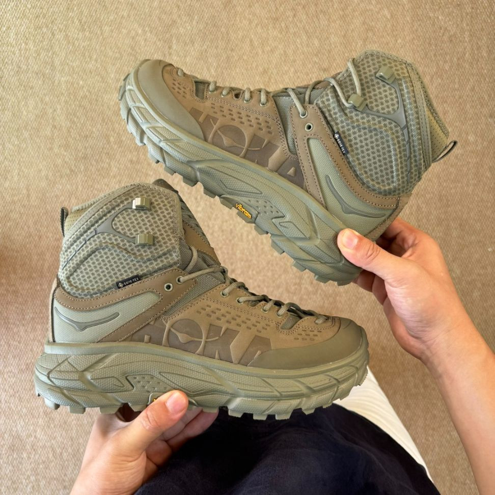 12 Hoka One One Tor Ultra Hi Burnt Olive