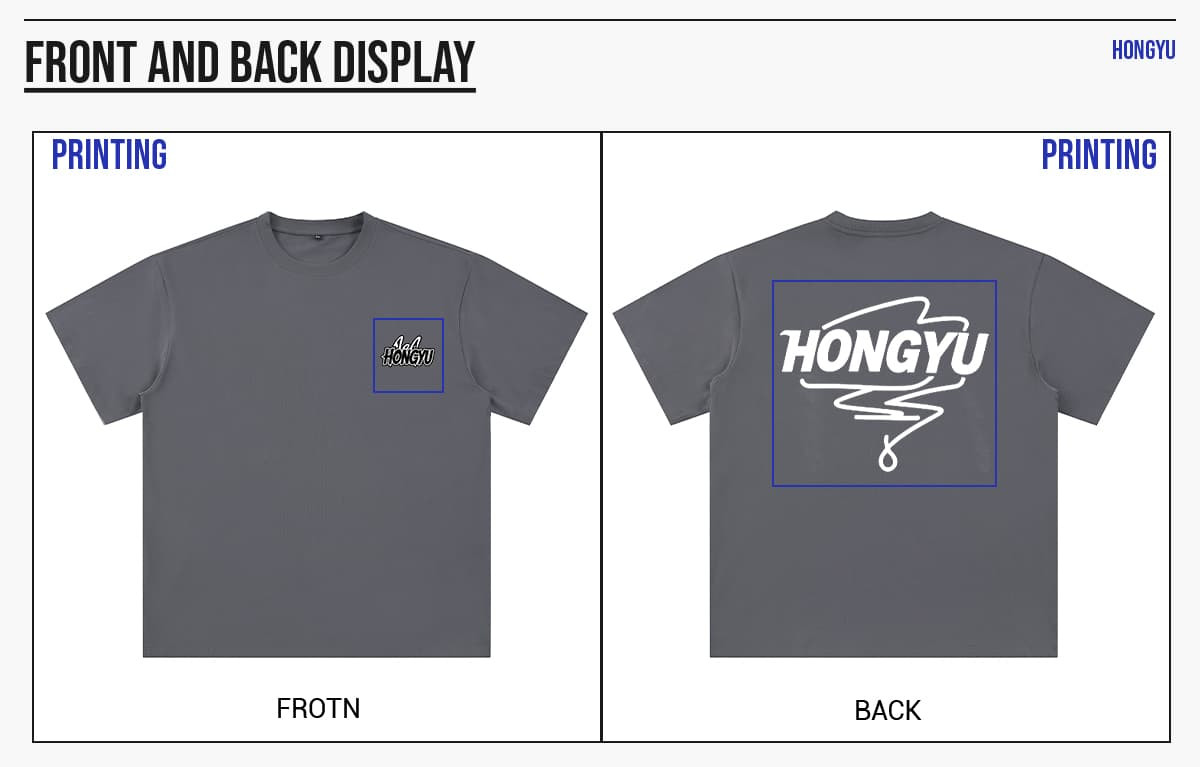 Heavy 305Gsm 7A Antibacterial Cotton Oversized T-Shirt