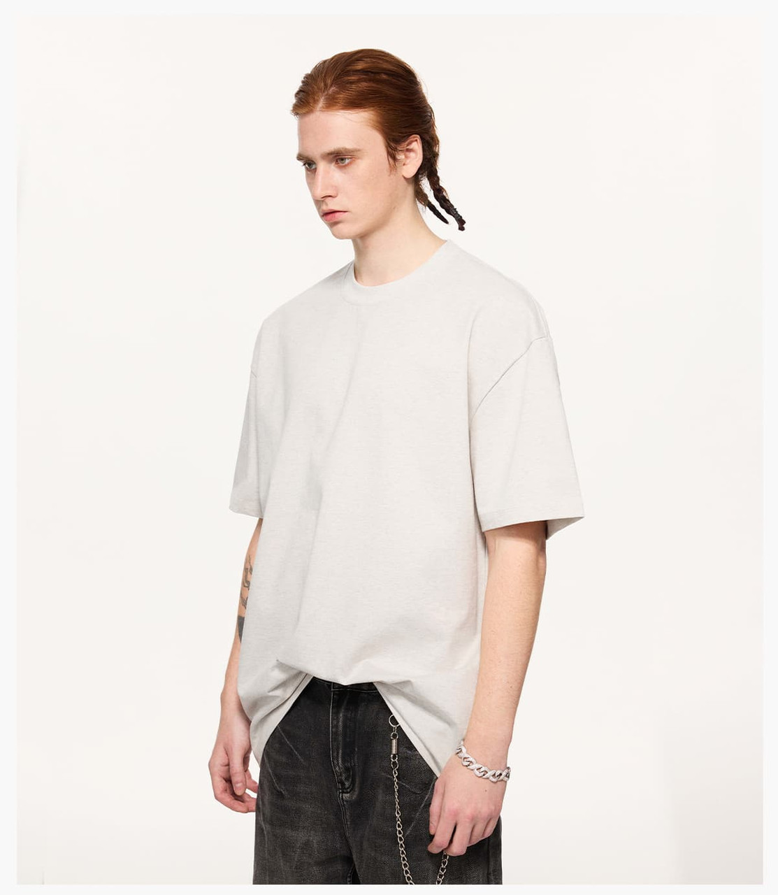 Heavy 305Gsm 7A Antibacterial Cotton Oversized T-Shirt